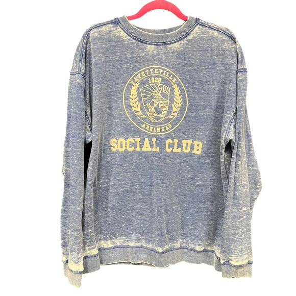 Riffraff Chicka-D Blue Fayetteville Social Club Sweatshirt Large - Picture 1 of 4